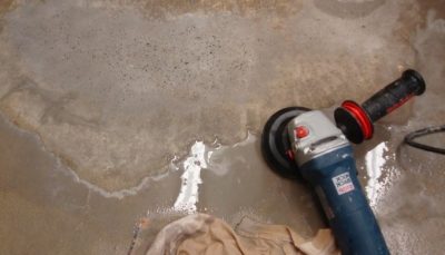 Чем шлифовать бетонный пол в домашних условиях?