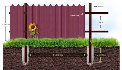 Материал для забора из профнастила