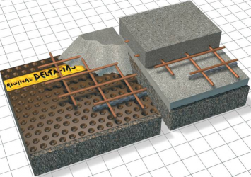 Подложка под бетонную плиту