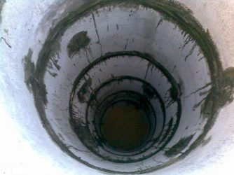 Герметизация колодца из бетонных колец изнутри